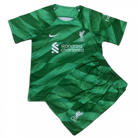 Liverpool Målmand Børn Tredjesæt 2023-24 Kortærmet(+ Korte bukser)